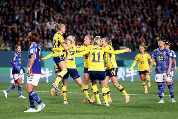 Women’s World Cup: Sweden to play Spain in semifinals after impressive victory over Japan